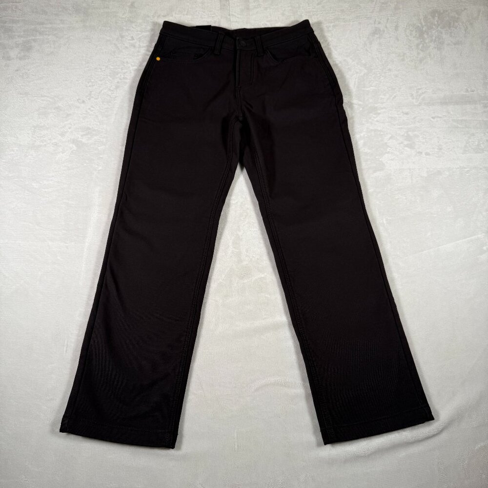 Caterpillar CAT Pants Men 30 x 29 Black Fleece Lined Canvas Straight Leg NWT